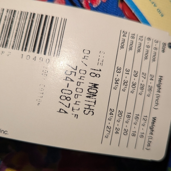 OshKosh B'gosh Blue Floral Baby Romper - Picture 4 of 7